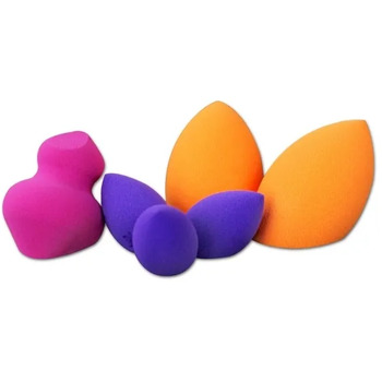 Sponges Mini Brush Trio ( 6 ks ) - Hubičky pre precízne nanesenie make-upu